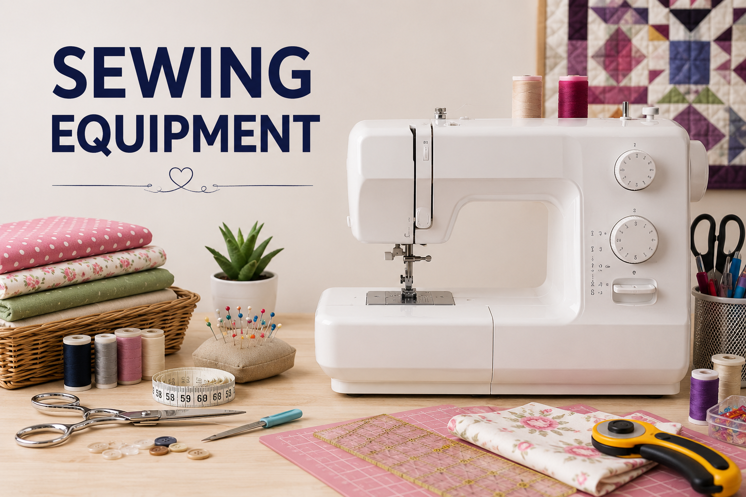 Sewing machines, tools and equipment guides